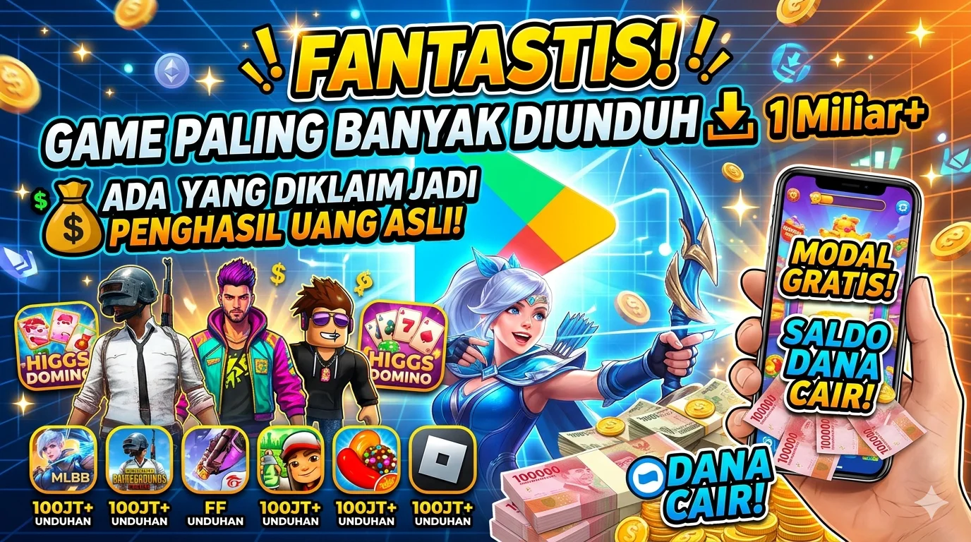 Fantastis! Deretan Game Paling Banyak Diunduh di Play Store